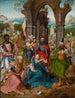 L'Adoratie der Wijzen - Meester van de Aanbidding van Antwerpen — weergave van het kunstwerk
