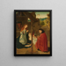 Geboorte van Christus - Meester van het Diptyque van Brunswick — ingelijst kunstwerk aan de muur