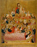 Dormition de la Vierge - Meester van de Madonna Cini — weergave van het kunstwerk