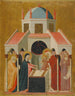 Presentatie van Jezus in de Tempel - Meester van de Madonna Cini — weergave van het kunstwerk