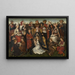 De Familie van Sint-Anne - Meester van de Familie van Sint-Anne — ingelijst kunstwerk aan de muur