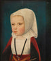 Portret van een jonge prinses - Meester van de Legende van Maria Magdalena — weergave van het kunstwerk