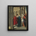 De Presentatie in de Tempel - Meester van de Aanbidding der Wijzen van het Prado — ingelijst kunstwerk aan de muur