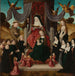 Maagd en Kind met Sint Anna en heiligen Franciscus en Lidwina met de donateurs Anna Selbdritt - Meester van de Sint Jan panelen — weergave van het kunstwerk