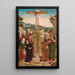 Kruisiging van de Sibylle - Meester van de Tiburtine — ingelijst kunstwerk aan de muur