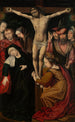 De Kruisiging van Christus - Meester van de Kruisiging van Turijn — weergave van het kunstwerk
