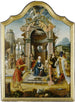 L'Adoratie der Wijzen - Meester van de Aanbidding van Groote — weergave van het kunstwerk