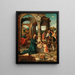 L'Adoration des bergers - Maître de l'Adoration von Groote — ingelijst kunstwerk aan de muur