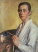 Zelfportret - Mathilde Battenberg — weergave van het kunstwerk