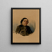 portret van de abt Coquereau - Mathilde Bonaparte — ingelijst kunstwerk aan de muur