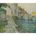 Reproductie van het schilderij Morgen Gris schilderij, Moret - Henri Le Sidaner