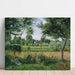 Reproductie van het schilderij Ochtend, zonneschijn, Éragny - Camille Pissarro