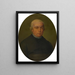 priester Jacques Matthieu De Moor - Mattheus Ignatius van Bree — ingelijst kunstwerk aan de muur