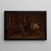 scène in een kroeg - Mattheus van Helmont — ingelijst kunstwerk aan de muur