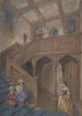 Conception pour un escalier de style jacobéen (recto) Élément architectural - Matthew Digby Wyatt — weergave van het kunstwerk