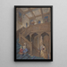 Conception pour un escalier de style jacobéen (recto) Élément architectural - Matthew Digby Wyatt — ingelijst kunstwerk aan de muur