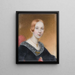Portret van een dame met rood haar - Matthias Grilhofer — ingelijst kunstwerk aan de muur