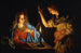 Annunciatie - Matthias Stom — weergave van het kunstwerk