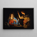 Annunciatie - Matthias Stom — ingelijst kunstwerk aan de muur