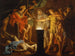 Mucius Scaevola voor Lars Porsenna - Matthias Stom — weergave van het kunstwerk