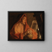Saint Jerome - Matthias Stom — framed artwork on a wall