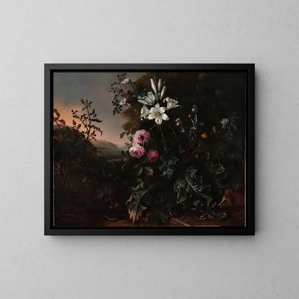 Still life - Matthias Withoos — framed artwork on a wall