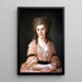 Cecilie von Brockes - Matthias von der Hude — ingelijst kunstwerk aan de muur