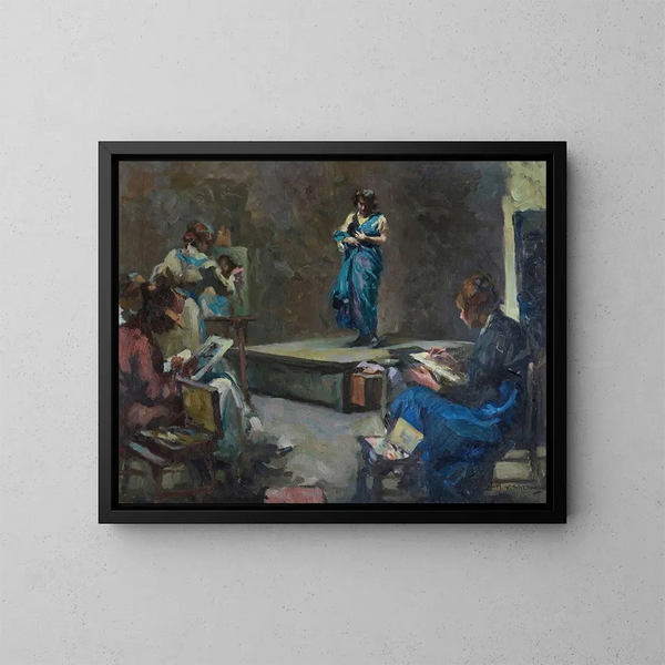 The Model - Maud Sherwood — framed artwork on a wall