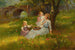 La Guirlande de marguerites - Maude Goodman — weergave van het kunstwerk