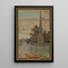L'Obélisque - Maurice Chabas — ingelijst kunstwerk aan de muur