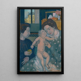 Maurice Denis - Enfant nu Maternit la pomme.webp