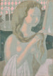 Jonge meisje met vlecht - Maurice Denis — weergave van het kunstwerk
