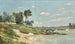 Een rivierlandschap - Maurice Lévis — weergave van het kunstwerk