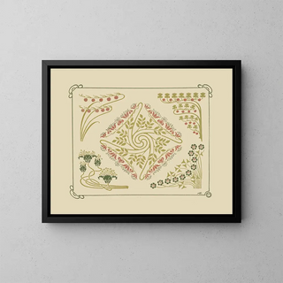 Maurice Pillard Verneuil - Abstract design based on small leaf shapes.webp