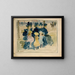 Le long du boulevard - Maurice Prendergast — ingelijst kunstwerk aan de muur