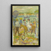 Groep figuren met ezel - Maurice Prendergast — ingelijst kunstwerk aan de muur