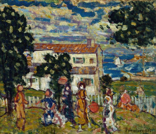 Maurice Prendergast - New England Village.webp