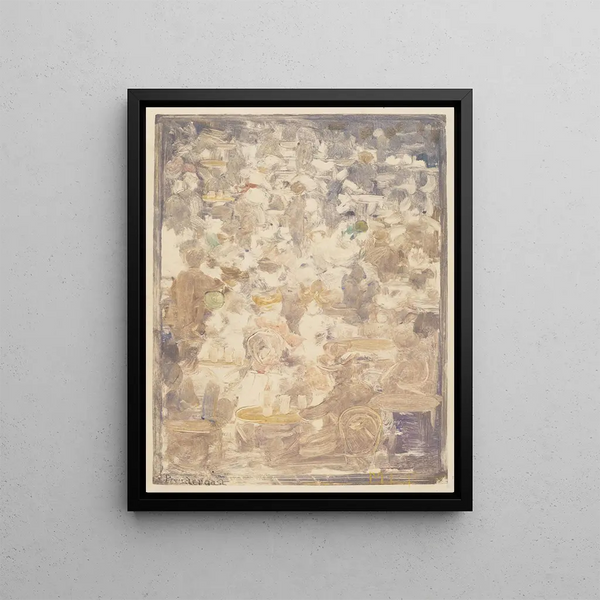Maurice Prendergast - Outdoor Cafe Scene.webp