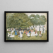 Voetgangers in een park - Maurice Prendergast — ingelijst kunstwerk aan de muur