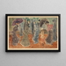 Regenachtige dag in Boston - Maurice Prendergast — ingelijst kunstwerk aan de muur