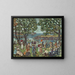 Baai van Salem - Maurice Prendergast — ingelijst kunstwerk aan de muur