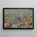 Le Rivage - Maurice Prendergast — ingelijst kunstwerk aan de muur