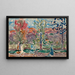 Bomen tegen Berg - Maurice Prendergast — ingelijst kunstwerk aan de muur