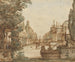 Caprice met een Palladiaanse villa - Mauro Antonio Tesi — weergave van het kunstwerk
