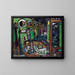 Achter de schermen - Max Beckmann — ingelijst kunstwerk aan de muur