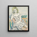 Portret van een jonge vrouw - Max Beckmann — ingelijst kunstwerk aan de muur