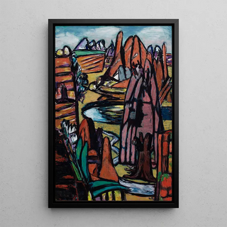 Max Beckmann - Boulder Rocky Landscape.webp