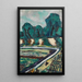 Piste cyclable hollandaise - Max Beckmann — ingelijst kunstwerk aan de muur