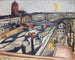 IJs op de rivier - Max Beckmann — weergave van het kunstwerk