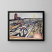IJs op de rivier - Max Beckmann — ingelijst kunstwerk aan de muur
